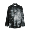 Bleached shirt jacket