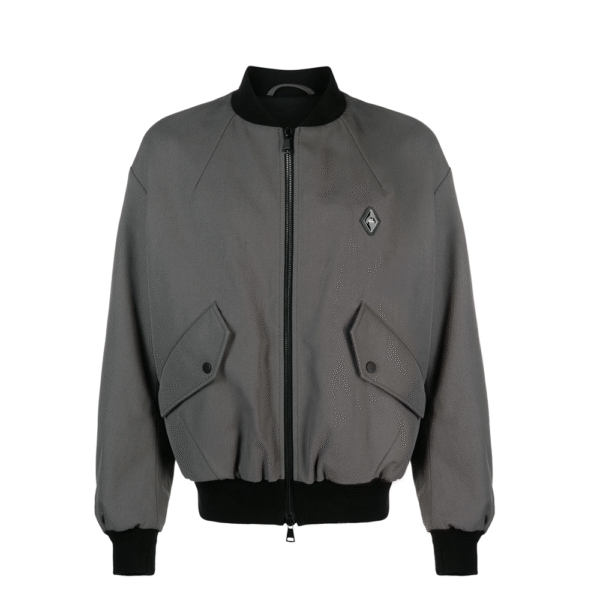 Bomber jacket with inserts