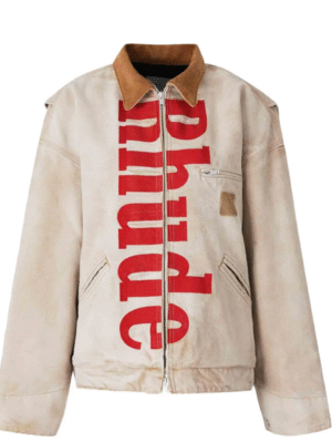 Bomber jacket with zip and logo