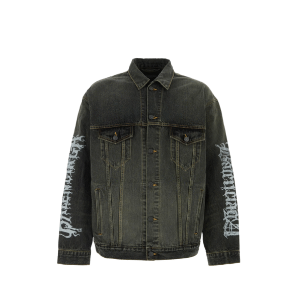 Denim Jacket with Logo