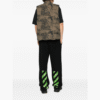 Diag striped track pants