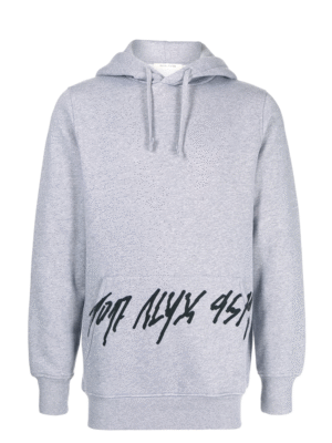 Hoodie with drawstring and logo