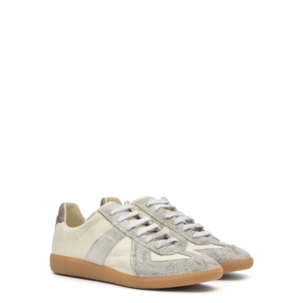 Replica sneakers with inserts