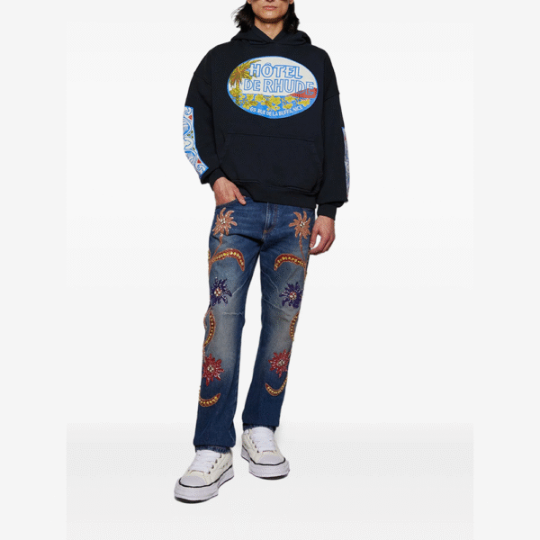 Rhude Hotel Graphic Print Hoodie