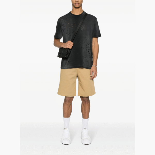 Shotgun Logo Distressed T-Shirt